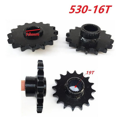 ATVS ATV UTV eesmine ketirattad Sisemine auk 25mm 24T väljaspool 16t 530 ketile 4X4 go kart kardi quad buggy 350