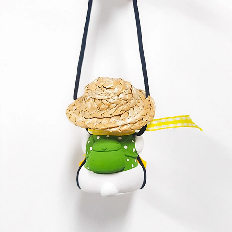 1 tk Auto Kiikuv Pardi Mänguasi Ornament Kips Auto Naljakas armas rippuv aksessuaar Auto rippuv kaunistus sisekujundus