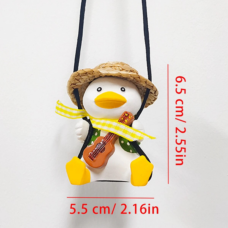 1 tk Auto Kiikuv Pardi Mänguasi Ornament Kips Auto Naljakas armas rippuv aksessuaar Auto rippuv kaunistus sisekujundus