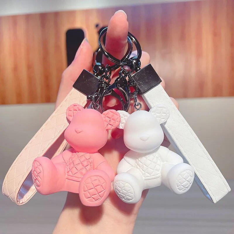 Jauns jauks atslēgu piekariņš, piekariņš, kaklasaite, lācis, kulons sievietēm, soma