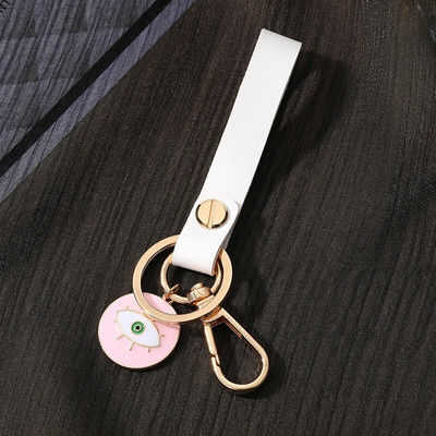 Heart Turkey Evil Eye PU-nahast võtmehoidja võtmehoidja Naised Mehed Sinine silmakott Auto Airpods kasti võtmerihm vöökoht rahakott võlu ehted