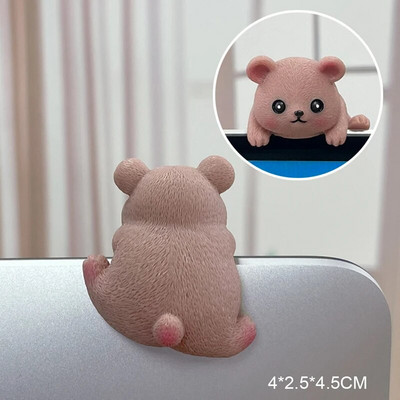 Creative Resin Car Center Console Navigator Ekraan Lamav Panda Loomade Dekoratsioon Arvutiekraan Koala mudel Sea Karu Mänguasi Kingitus