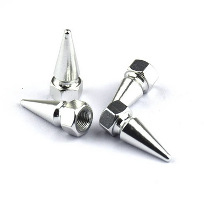 Automašīnu veidošanas piederumi 4gab sakausējuma alumīnija riepu vārstu vāciņi automašīnu velosipēdam motociklam vārsta kāta pārsegi riteņu gaisa aizsardzības vāciņš