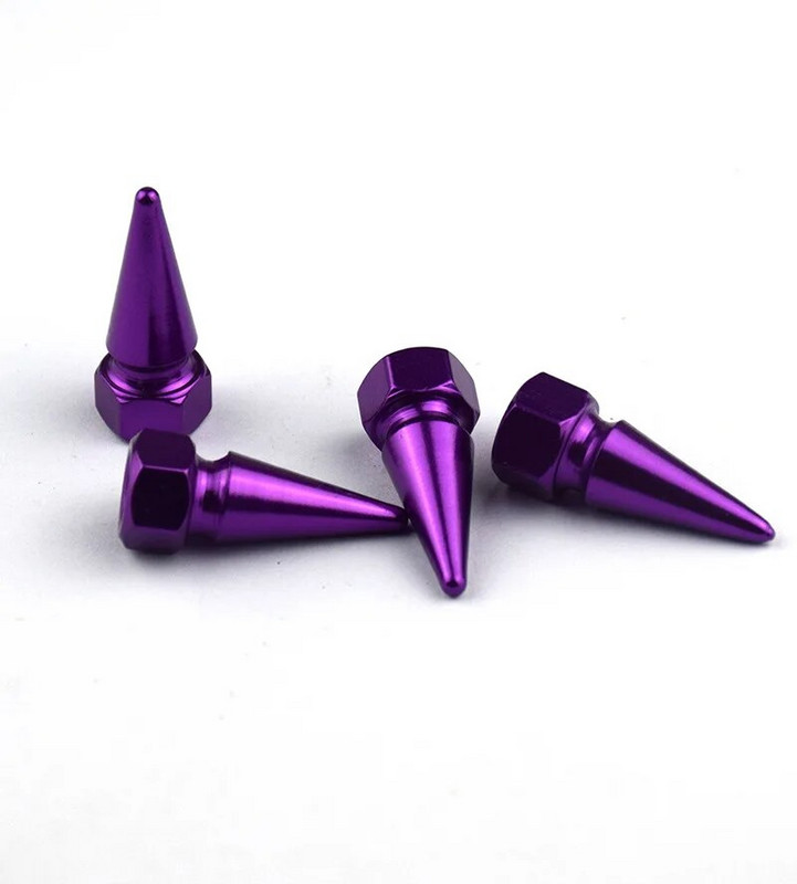 Automašīnu veidošanas piederumi 4gab sakausējuma alumīnija riepu vārstu vāciņi automašīnu velosipēdam motociklam vārsta kāta pārsegi riteņu gaisa aizsardzības vāciņš