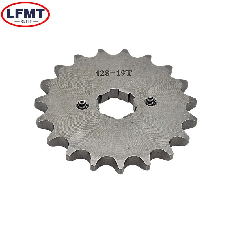 428# ķēdes 20 mm priekšējais dzinēja zobrats ATV Quad Dirt Bike motociklam 10T 11T 12T 13T 14T 15T 16T 17T 18T 19T 20T 21T 22T 23T