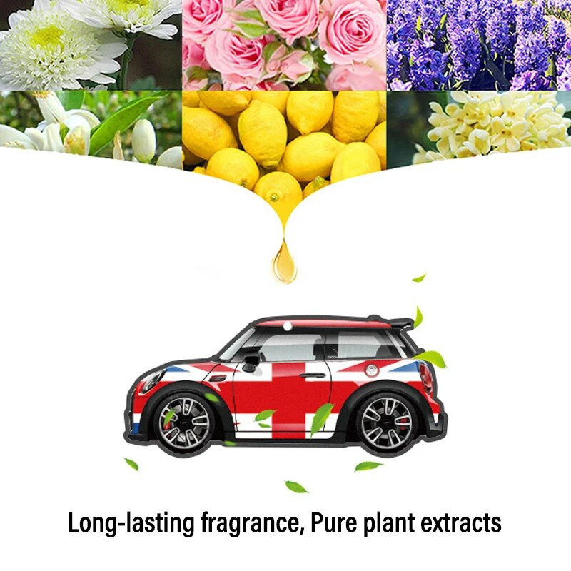 Automudeli aroomiteraapia ripats, sisekujunduse kleebis Automudeli tahavaatepeegli ripats MINI Cooper F55 F56 R55 R56 F60 jaoks