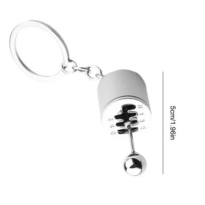 Κρεμαστό μπρελόκ αυτοκινήτου Shift Εξατάχυτο Χειροκίνητο Shift Gear Αλυσίδα κλειδιού αυτοκινήτου Επανατοποθέτηση μεταλλικό κρεμαστό μπρελόκ Μόδα κοσμήματα Δώρο