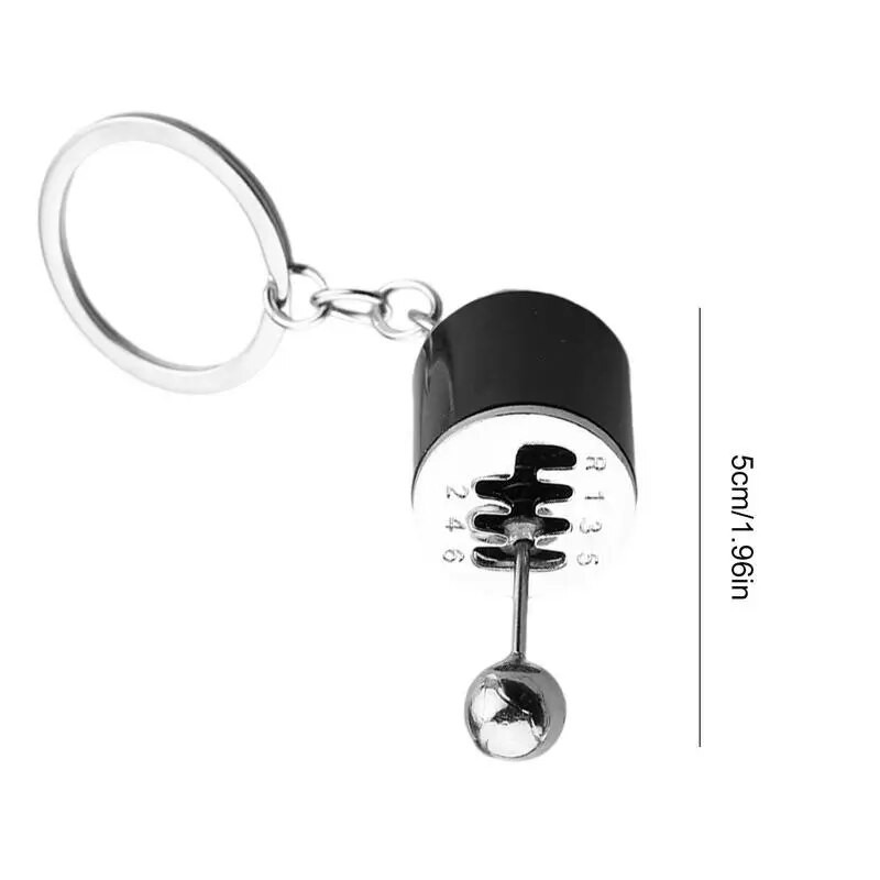Κρεμαστό μπρελόκ αυτοκινήτου Shift Εξατάχυτο Χειροκίνητο Shift Gear Αλυσίδα κλειδιού αυτοκινήτου Επανατοποθέτηση μεταλλικό κρεμαστό μπρελόκ Μόδα κοσμήματα Δώρο