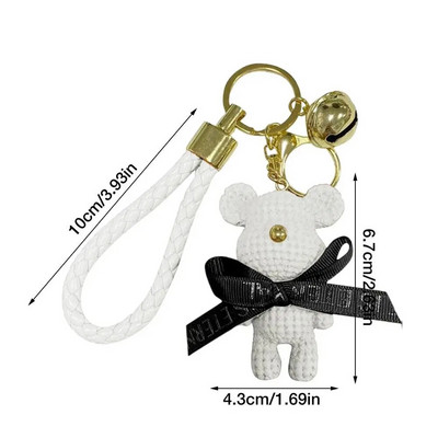 Cute Bear Μπρελόκ Ζευγάρια Δώρο Μπρελόκ Μπρελόκ κούκλα Ζώο για τσάντες Creative Fashion Cool Αξεσουάρ αυτοκινήτου Κρεμαστό Γυναικείο