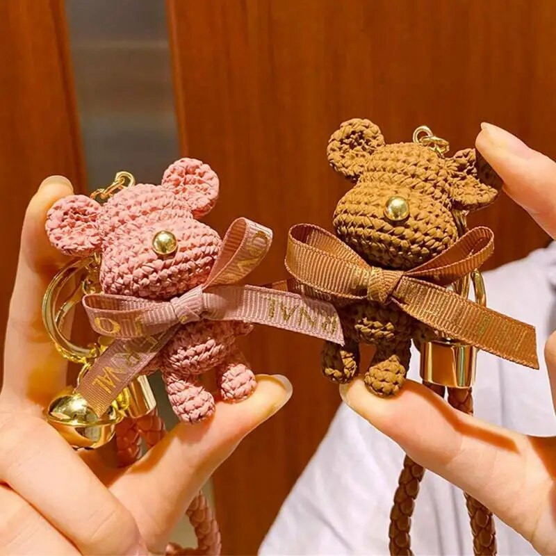 Cute Bear Μπρελόκ Ζευγάρια Δώρο Μπρελόκ Μπρελόκ κούκλα Ζώο για τσάντες Creative Fashion Cool Αξεσουάρ αυτοκινήτου Κρεμαστό Γυναικείο