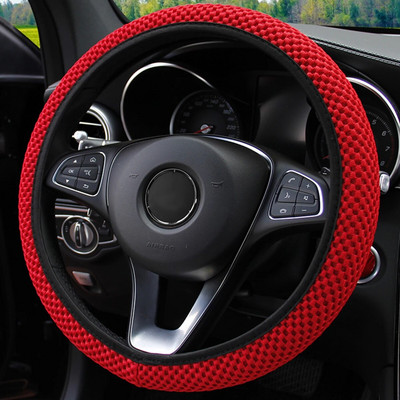 Summer Four Seasons Hingav massaaž mugav võrkriidest auto roolikate naiste autotarvikud must