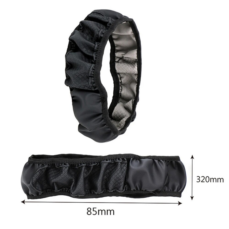 Auto rooliratta kate hingav libisemisvastane võrk auto rooliratta kate Nahast Auto Styling Interjööri tarvikud 37-39cm