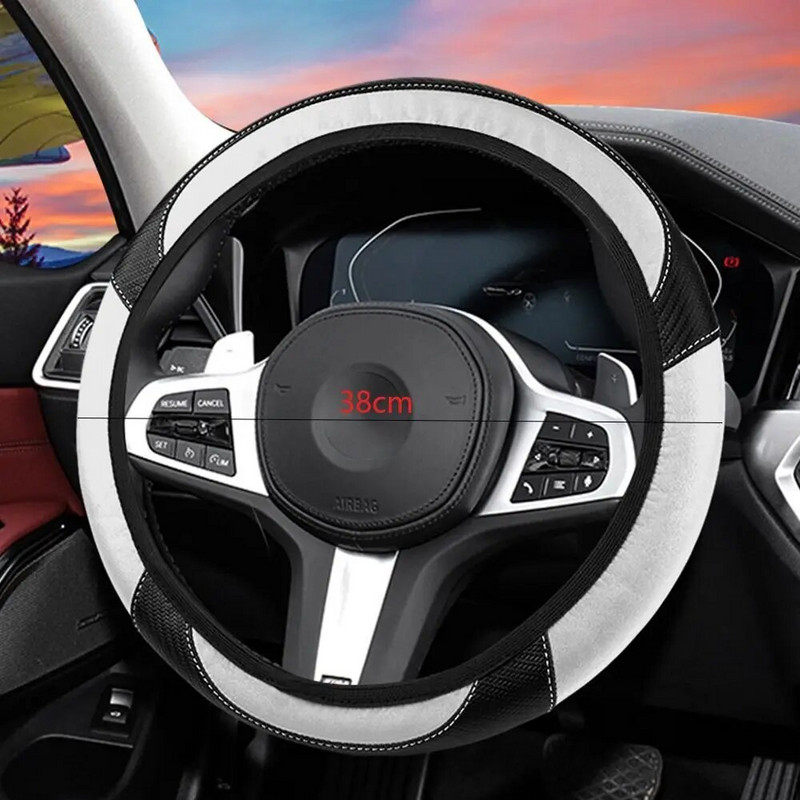 Auto rooliratta kate Rool universaalne libisemiskindel rattakaitse kate PU nahk Mood Autode sisustustarvikud