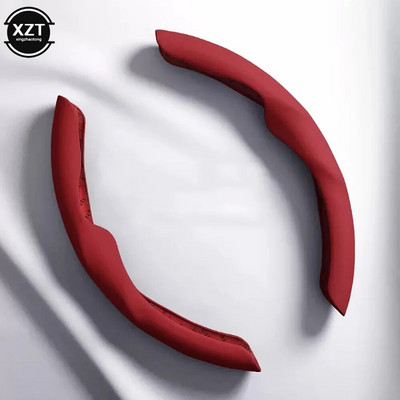 2 DB velúrbőr csúszásgátló univerzális autós kormánykerék erősítő burkolat csúszásmentes autó belső dekorációs kiegészítők az Auto D-hez