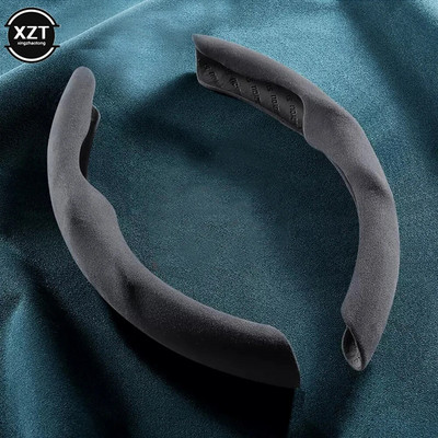 2 DB velúrbőr csúszásgátló univerzális autós kormánykerék erősítő burkolat csúszásmentes autó belső dekorációs kiegészítők az Auto D-hez