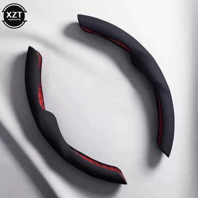 2 DB velúrbőr csúszásgátló univerzális autós kormánykerék erősítő burkolat csúszásmentes autó belső dekorációs kiegészítők az Auto D-hez