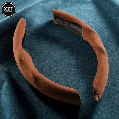 2 DB velúrbőr csúszásgátló univerzális autós kormánykerék erősítő burkolat csúszásmentes autó belső dekorációs kiegészítők az Auto D-hez