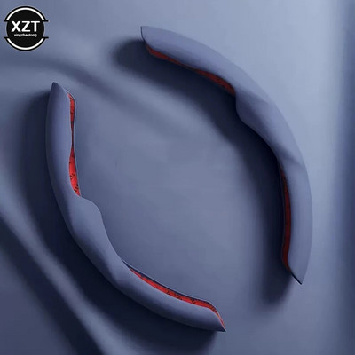 2 DB velúrbőr csúszásgátló univerzális autós kormánykerék erősítő burkolat csúszásmentes autó belső dekorációs kiegészítők az Auto D-hez