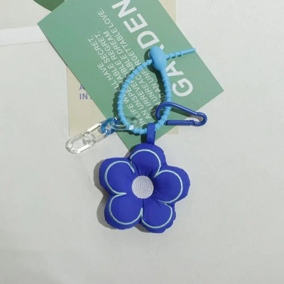 Szövet virág Szövet virágos kulcstartó Sakura kulcstartó szövet virágtáska medál nyakpánt ékszer töltött napraforgó medál