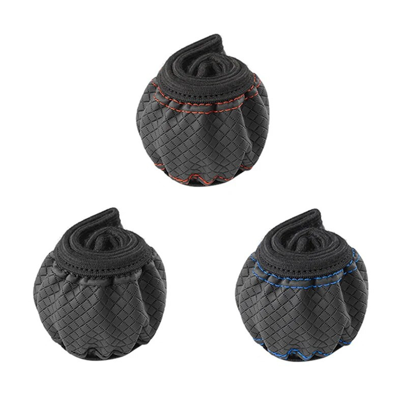 Univerzalna navlaka za volan automobila Kožna zaštitna navlaka od mikrovlakana Protuklizna, prozračna za 37-39 cm Štitnik za volan