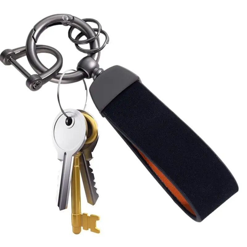 Karcmentes autós kulcstartó cink ötvözet mesterséges bőr kulcstartó autó csecsebecsés kulcstartó kulcstartó autóbelső tartozékokhoz