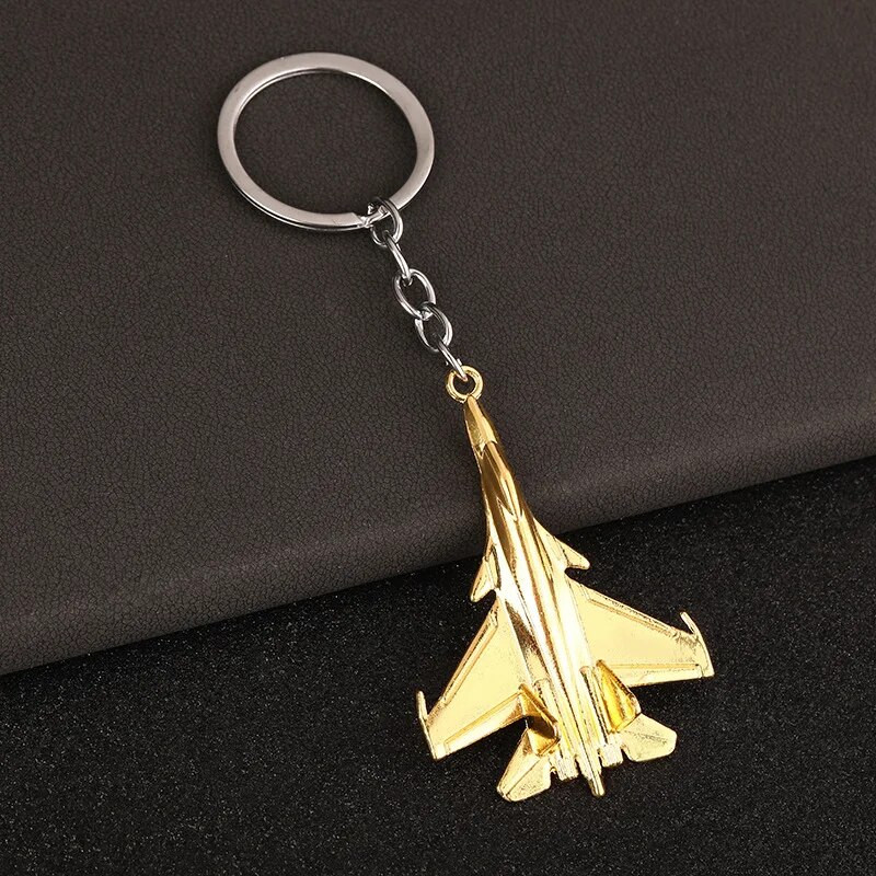 Metāla atslēgu piekariņu simulācija mazo lidmašīnu radošā atslēgu piekariņa vairumtirdzniecība pasākumu dāvanas aviācijas nozare reklāmas dāvanas