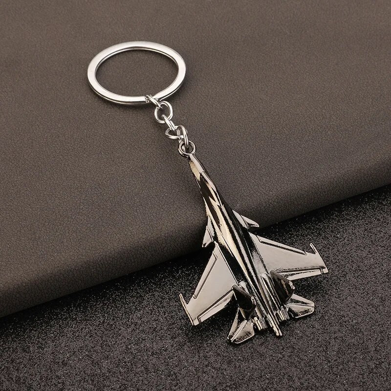 Metāla atslēgu piekariņu simulācija mazo lidmašīnu radošā atslēgu piekariņa vairumtirdzniecība pasākumu dāvanas aviācijas nozare reklāmas dāvanas