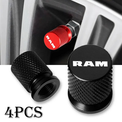 Automašīnas riteņu riepu vārstu vāciņi Riepu kāta vāki Airdust ūdensizturīgi Dodge Ram 1500 2500 3500 piederumi Auto Styling