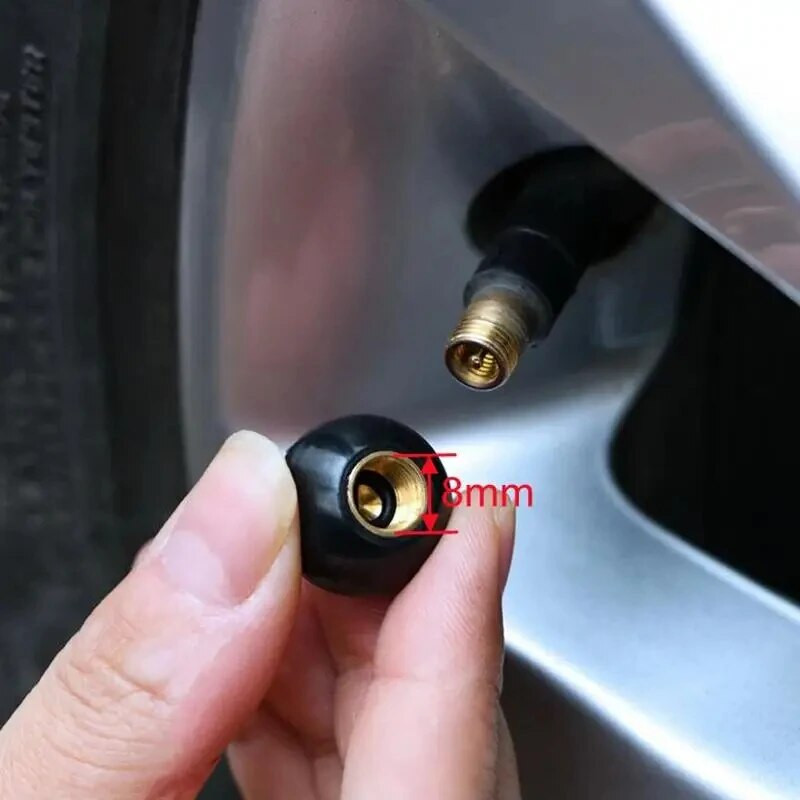 4 tk alumiiniumsulamist rehvi klapivarre korgid piljard, must 8 palli kujuga auto auto veoauto jalgratta ratas universaalne õhuklapi varre korgid