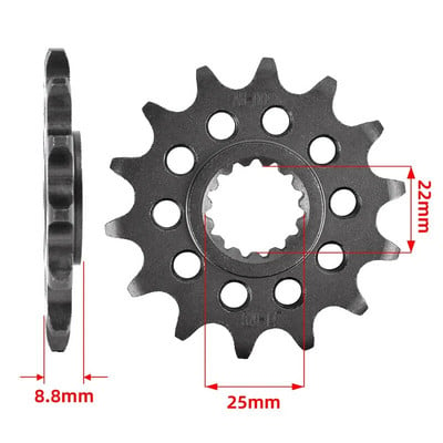 520 14T Motorcycle Front Sprocket Gear Wheel Cam For KTM 525 EXC Enduro Racing 525 MXC Desert Racing 525 SMR 520-14T Tooth