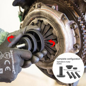 Εργαλείο ευθυγράμμισης Universal Single Plate Car Van Car Van Clutch Εργαλείο ευθυγράμμισης με 3 Collets Εργαλείο αποσυναρμολόγησης αυτοκινήτου Επισκευή αυτοκινήτου Διόρθωση