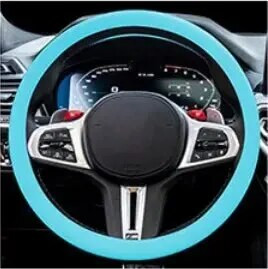 Auto silikoonist rooliratta kate Üliõhuke moodne sportlik higi imav libisemisvastane Four Seasons universaalne veoauto õhuke pehme