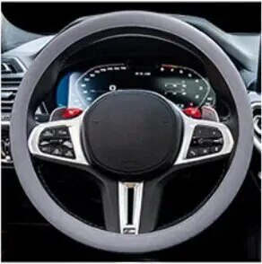 Auto silikoonist rooliratta kate Üliõhuke moodne sportlik higi imav libisemisvastane Four Seasons universaalne veoauto õhuke pehme