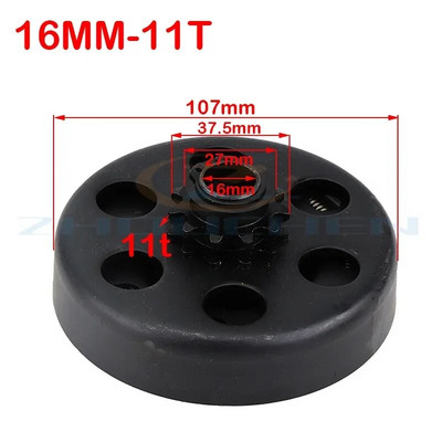 19 mm 20 mm tsentrifugaalautomaatne sidur, 3/4" 10 \11\12\13\14\18hammas 420\35\428 kett GO Kart Fun kardisõidu minijalgratta mootorile