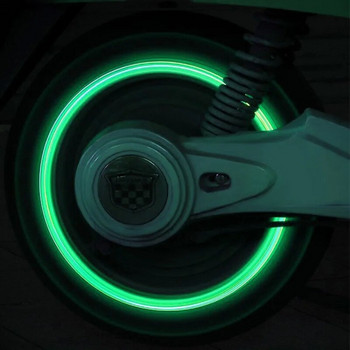 4бр. Светещи капачки на вентили за гуми Автомобил, мотоциклет, колело, колело на гума, главина на гумата, нощни светещи капачки, Капак на стеблото на клапана на гумата Флуоресцентен декор