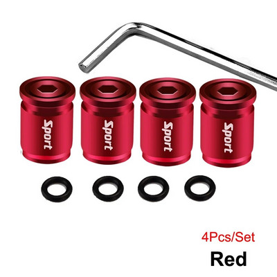 Capace antifurt pentru supape de anvelope, capace de tijă de supapă în stil sport Capace rezistente la praf pentru mașini, SUV-uri, biciclete și biciclete, camioane, motociclete