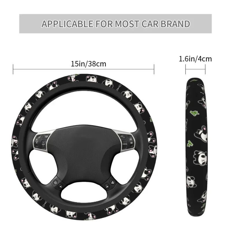 37-38 auto roolikatted Panda Soft Cartoon Loomade autokaunistus Sobivad autotarvikud