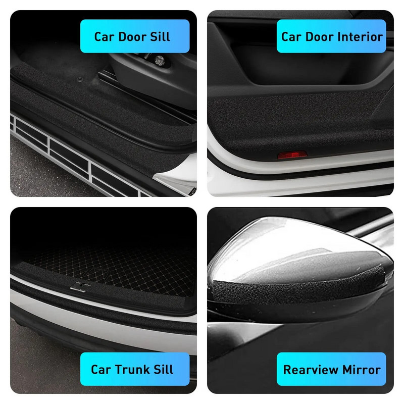 Samoljepljiva naljepnica za zaštitu rubova vrata automobila Pragovi Naljepnice protiv ogrebotina Zaštitna folija automobila Vodootporni vanjski dijelovi
