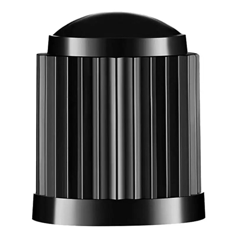 8gab riepu vārstu vāciņi, plastmasas automašīnu riepu kāta putekļu aizsargi ar blīvgredzenu SUV, motociklam, kravas automašīnām, velosipēdam, velosipēdam, melni