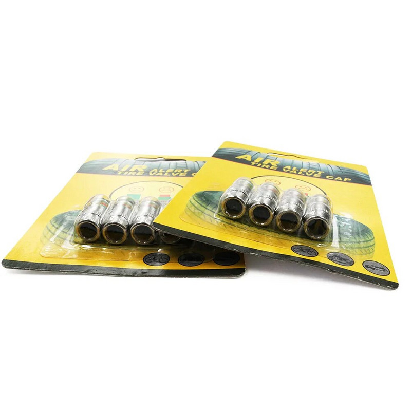 Auto auto rehvirõhu korgi monitor klapi varre korgid anduri indikaator rehvirõhu hoiatus rehvirõhu klapp 3 värvi silma hoiatus