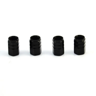 4Pcs Кола Велосипед Мотоциклет Колело Гума Гума Въздух Алуминиева сплав Капачки на клапани Капак на стеблото Шестоъгълна гума Колело Вентил капачки на клапани