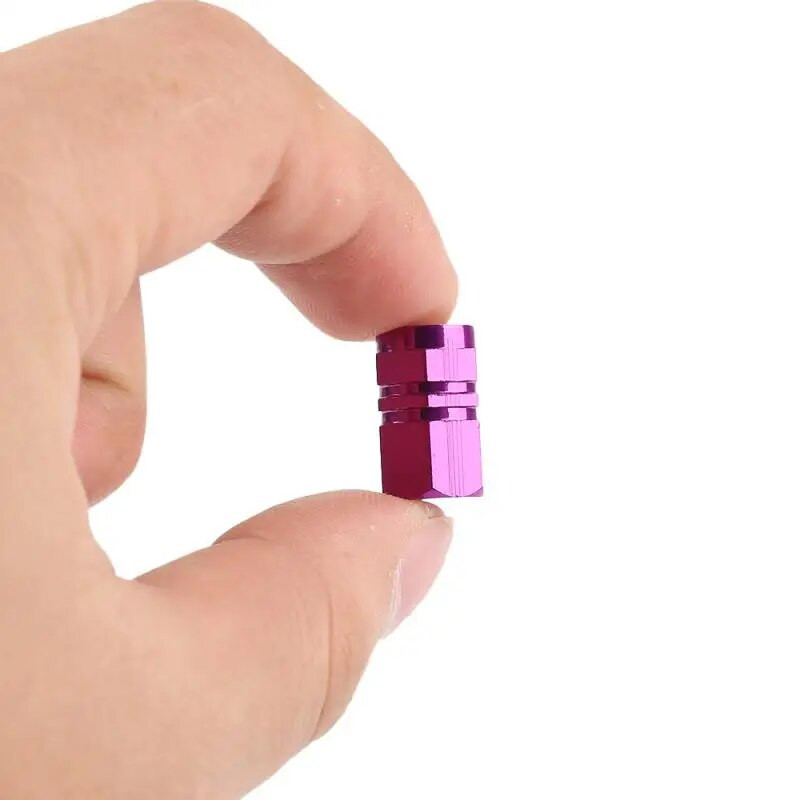 4 tk autode jalgrataste rataste rataste rehvi õhurehv alumiiniumsulamist klapikorgid varre kate Kuusnurkne rehvi ratta ventilatsiooniklapi katted