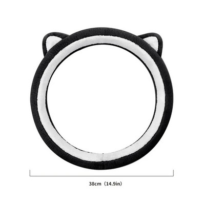 Auto roolikatted libisemisvastased rooliratta kaitsekatted talvised pehmed maasikakaru multifilmid, talvised universaalsed kaunistused