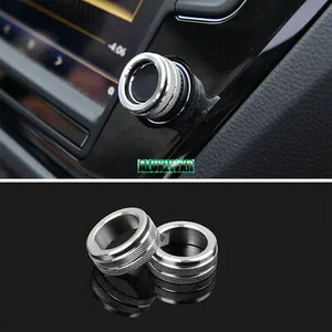 Volkswagen Vw Tiguan PHEV 2 Mk2 Atlas T-roc Ateca 2017 Audio stereo skaļuma regulēšanas kloķa gredzena vāciņš 2018 2019 2020 2021