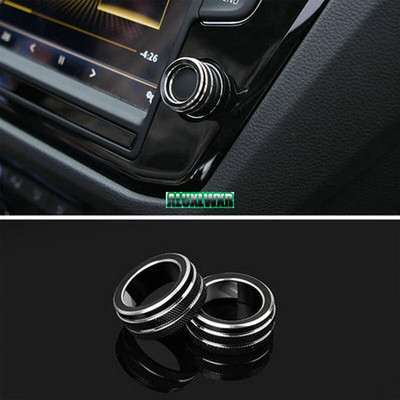 за Volkswagen Vw Tiguan PHEV 2 Mk2 Atlas T-roc Ateca 2017 Audio Stereo Volume Control Knob Ring Cover 2018 2019 2020 2021