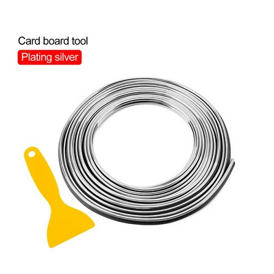 Autode kujundamine universaalne 5 MP tk DIY interjööri vormimisliistud autotarvikud uksekaunistusriba armatuurlaua serva kleebis