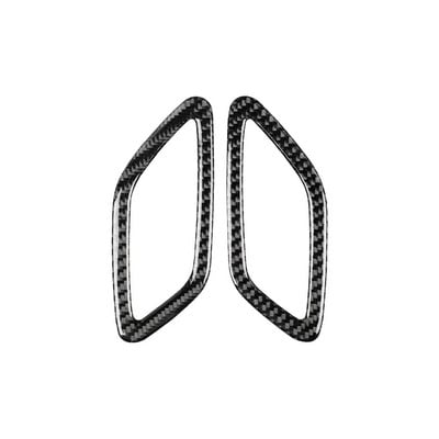 Paredzēts Mercedes Benz A GLA CLA klasei W176 X156 C117 oglekļa šķiedras paneļa gaisa kondicionēšanas izvadam Dekoratīvā vāka apdarei 자동차용품