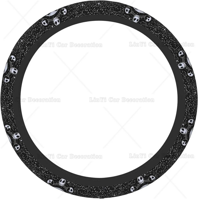 Anime Αστεία καλύμματα τιμονιού αυτοκινήτου Starry Night Sky Κάλυμμα τιμονιού Universal 15 ιντσών Cars Αξεσουάρ για άνδρες γυναίκες