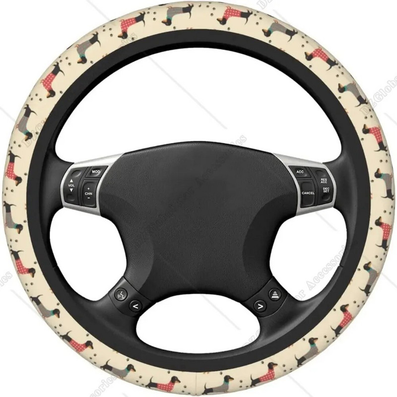 Taks armas rooliratta kate Universaalne 15-tolline autotarvikute kaitse naistele meestele tüdrukutele autodekoratsioon