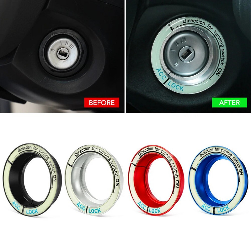 Kleebised Ford Focus 2 3 Mk2 Mk3 Escape Kuga Fusion Mondeo auto süütevõtme auk lüliti rõngas ümmargune kate Lisatarvikud